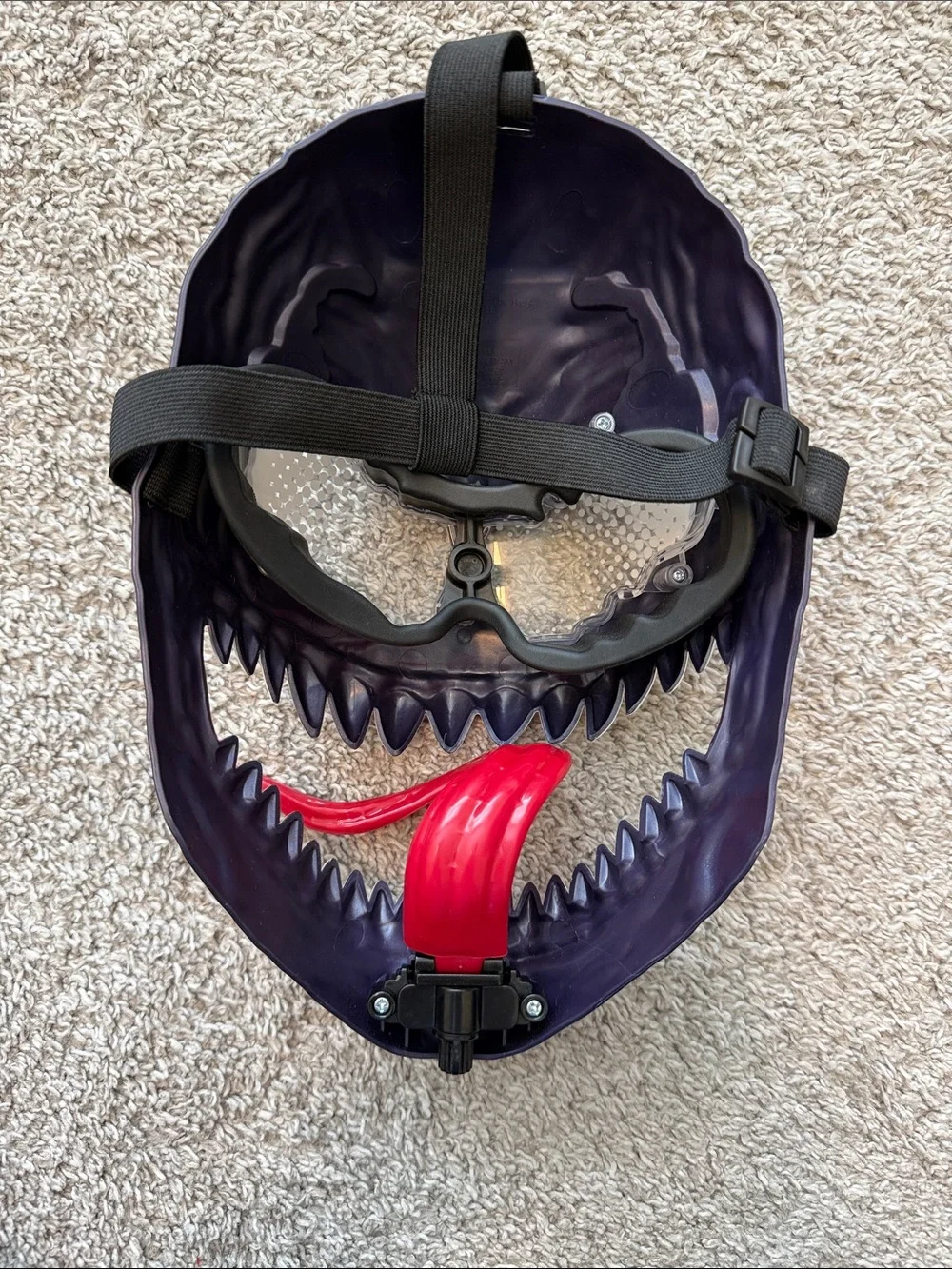 Marvel Venom Kids Costume Mask in Purple, White, Pink, Red - Picture 3 of 3